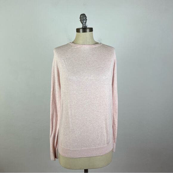 Sweaty Betty Pink Open Back Long Sleeve Top - Picture 1 of 9